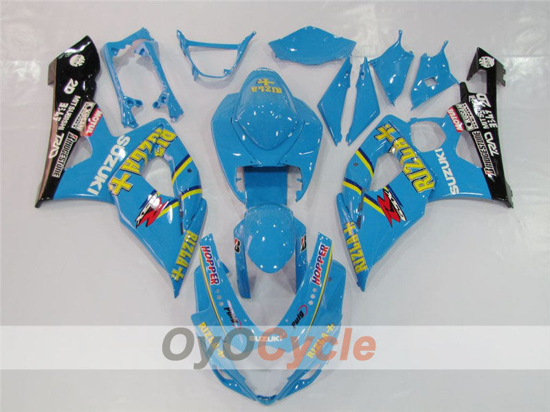 Injection Fairing kit for 05-06 GSX R1000 - Blue, Black - MOTUL, Rizla+ #OYO87902050
