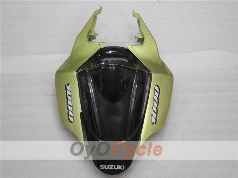 Injection Fairing kit for 07-08 GSX R1000 - Black, Gold - Factory Style #OYO87902110
