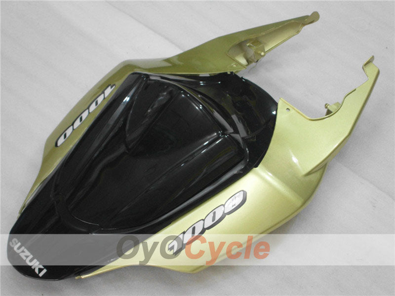 Injection Fairing kit for 07-08 GSX R1000 - Black, Gold - Factory Style #OYO87902110
