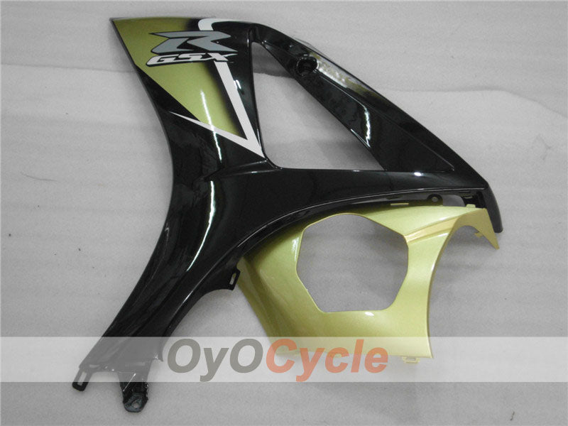 Injection Fairing kit for 07-08 GSX R1000 - Black, Gold - Factory Style #OYO87902110