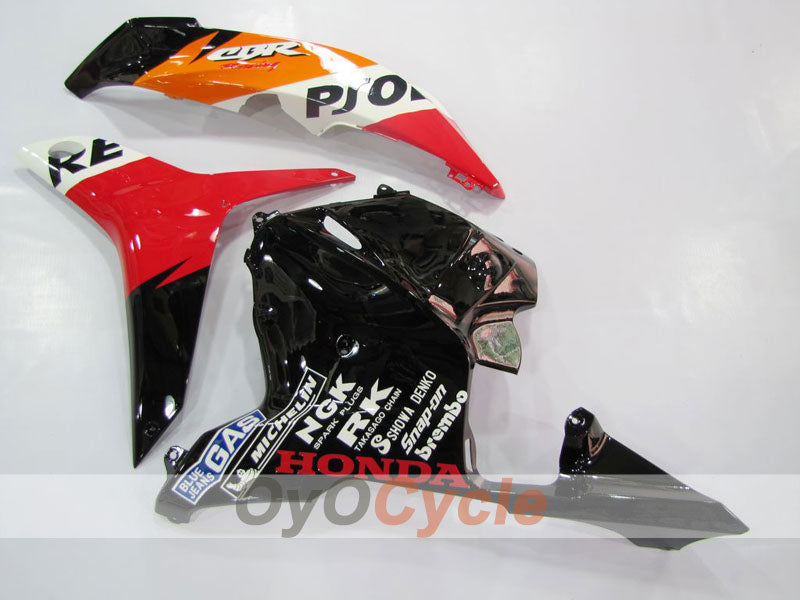 Injection Fairing kit for 09-12 CBR600RR - Orange, Black - Repsol #OYO87900457 Secondary image