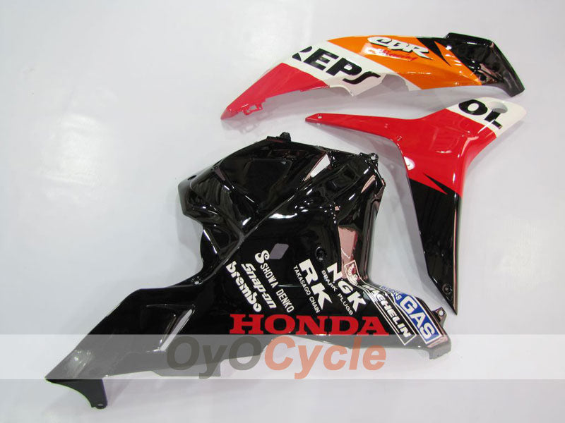 Injection Fairing kit for 09-12 CBR600RR - Orange, Black - Repsol #OYO87900457