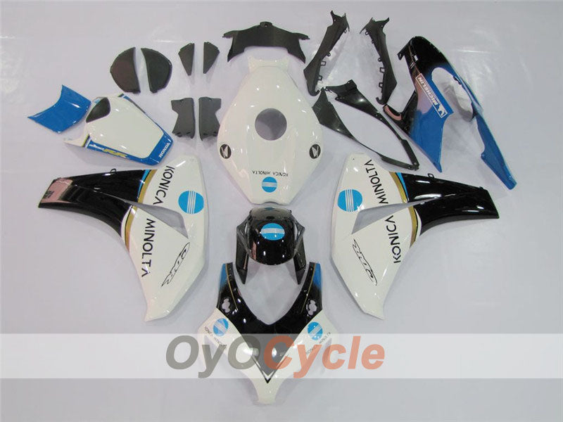 Injection Fairing kit for 08-11 CBR1000RR - White, Black - Konica Minolta #OYO87900692 Main image