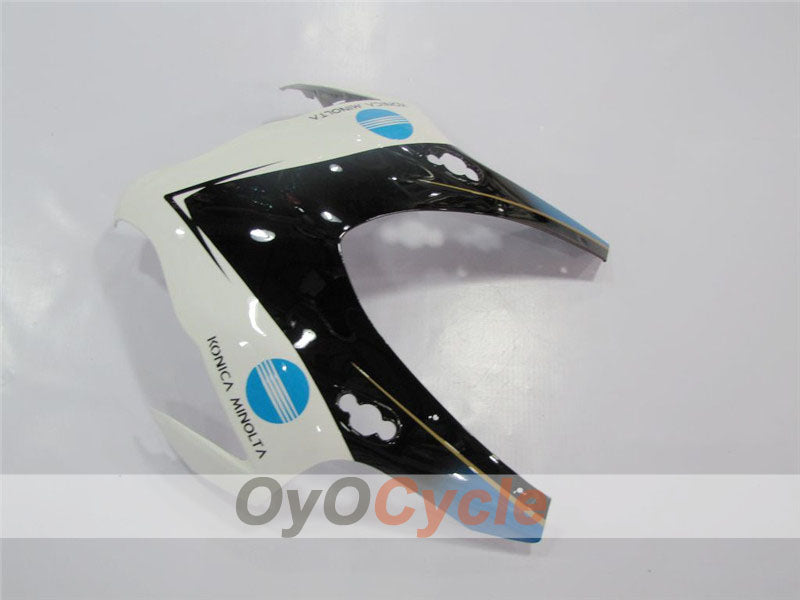 Injection Fairing kit for 08-11 CBR1000RR - White, Black - Konica Minolta #OYO87900692