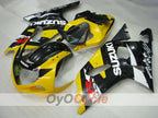 Injection Fairing kit for 00-03 GSX R750 - Yellow, Black - MOTUL #OYO87905161