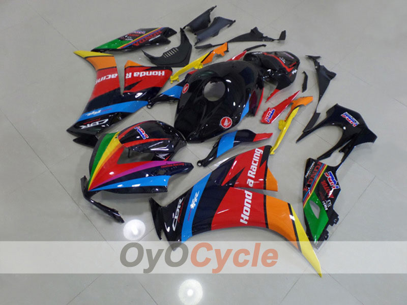 Injection Fairing kit for 12-16 CBR1000RR - Red, Black - Factory Style #OYO87903325 Main image
