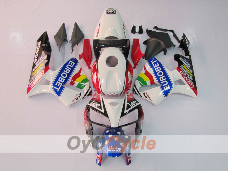 Injection Fairing kit for 05-06 CBR600RR - Multicolour - Eurobet, Lee, MICHELIN #OYO87900265
