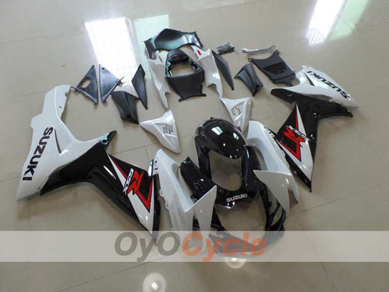 Injection Fairing kit for 11-26 GSX R750 - White, Black - Factory Style #OYO87903201