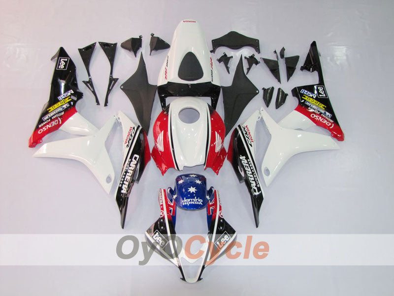Injection Fairing kit for 07-08 CBR600RR - White, Black - Lee #OYO87900371
