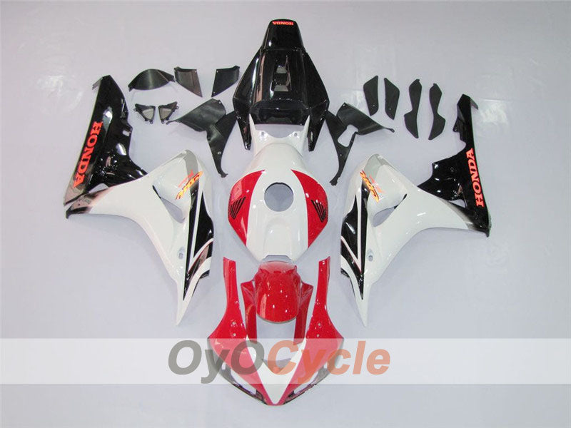 Injection Fairing kit for 06-07 CBR1000RR - Red, White - Factory Style #OYO87900624