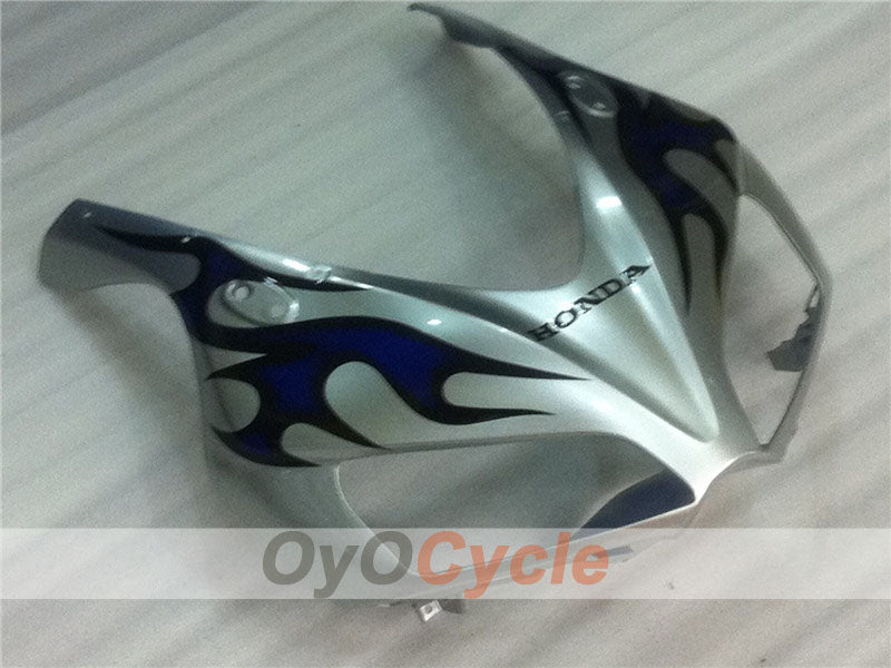 Injection Fairing kit for 06-07 CBR1000RR - Blue, Silver - Flame #OYO87900583