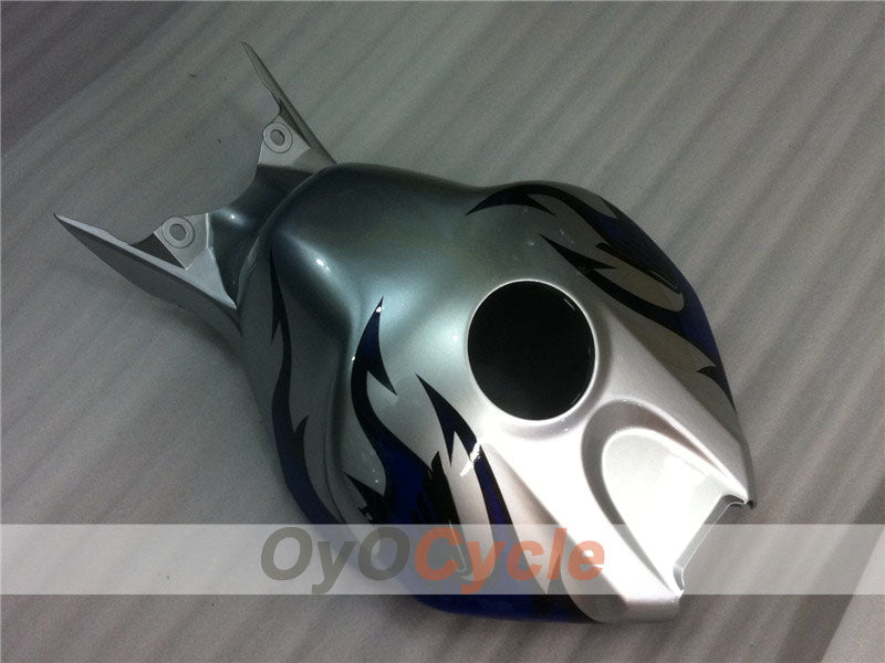 Injection Fairing kit for 06-07 CBR1000RR - Blue, Silver - Flame #OYO87900583