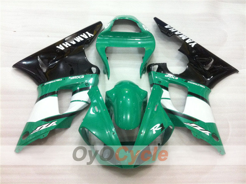 Injection Fairing kit for 00-01 YZF-R1 - Green, Black - Factory Style #OYO87900772 Secondary image