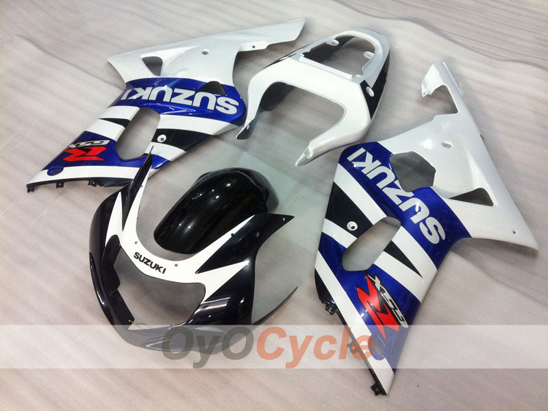 Injection Fairing kit for 00-03 GSX R750 - Blue, White - Factory Style #OYO87901073 Secondary image