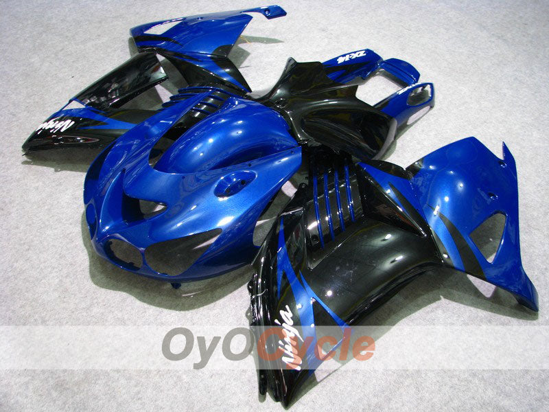 Injection Fairing kit for 06-11 NINJA ZX-14R - Blue, Black - Factory Style #OYO87902000 Main image