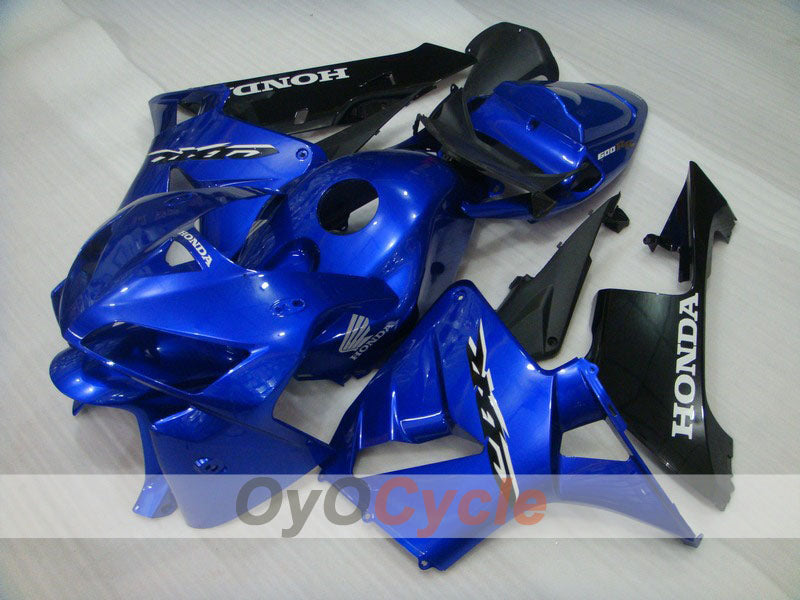 Injection Fairing kit for 05-06 CBR600RR - Blue, Black - Factory Style #OYO87900296 Main image