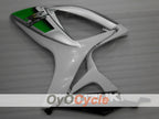 Injection Fairing kit for 06-07 GSX R750 - Green, Silver - Factory Style #OYO87901311