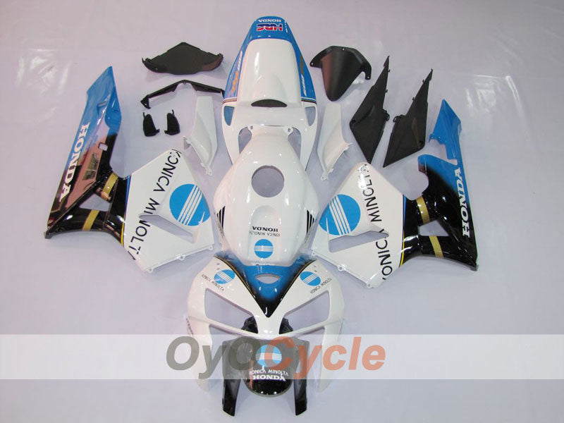 Injection Fairing kit for 05-06 CBR600RR - Blue, White - Konica Minolta #OYO87900256 Main image
