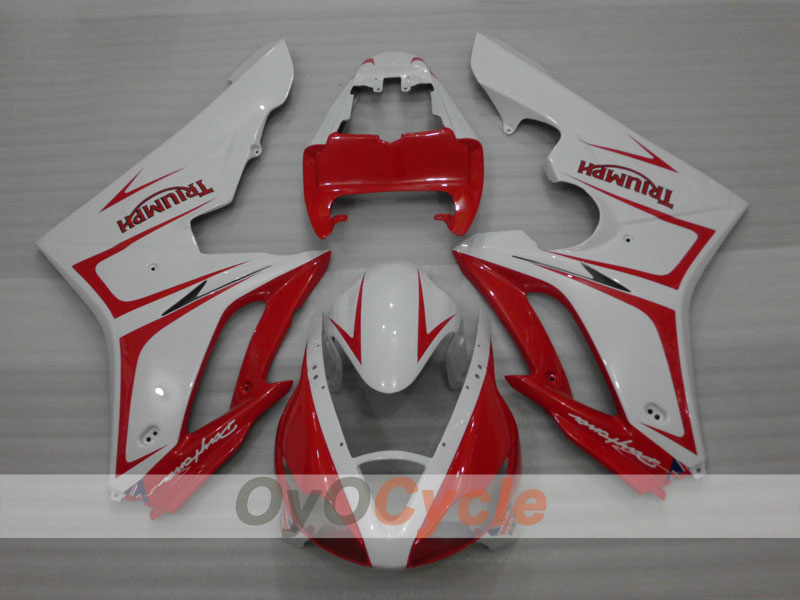 Injection Fairing kit for 06-08 Triumph Daytona 675 - Red, White - Factory Style #OYO87903144 Secondary image