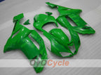 Injection Fairing kit for 07-08 NINJA ZX-6R - Green - Flame #OYO87901932