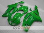 Injection Fairing kit for 07-08 NINJA ZX-6R - Green - Flame #OYO87901932