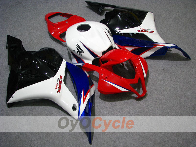 Injection Fairing kit for 09-12 CBR600RR - Red, White - Factory Style #OYO87900455 Main image