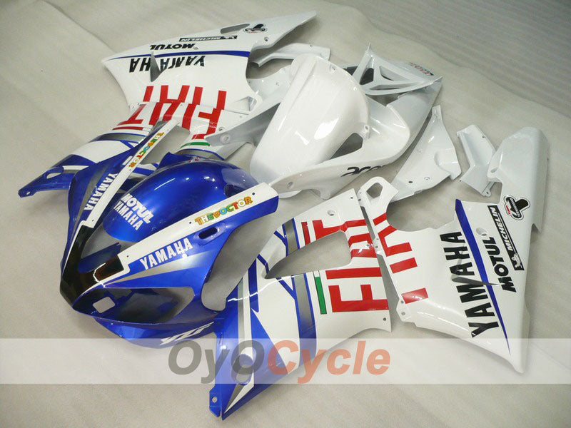Injection Fairing kit for 98-99 YZF-R1 - Blue, White - FIAT, MICHELIN, MOTUL #OYO87900738 Main image
