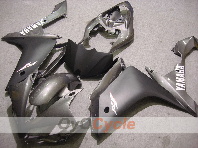 Injection Fairing kit for 07-08 YZF-R1 - Black, Silver, Matte - Factory Style #OYO87900874 Main image