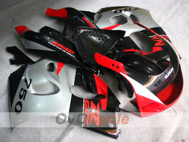 Fairing kit for 96-99 Suzuki GSXR750 - Red, Black - Factory Style #OYO87903011 Main image