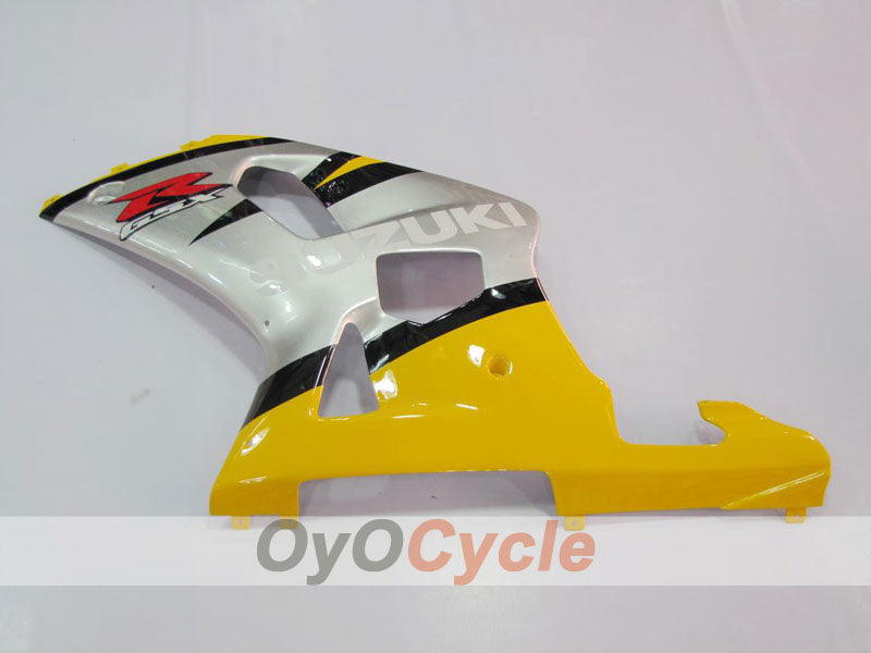 Injection Fairing kit for 01-03 GSX R600 - Yellow, Silver - Factory Style #OYO87901085