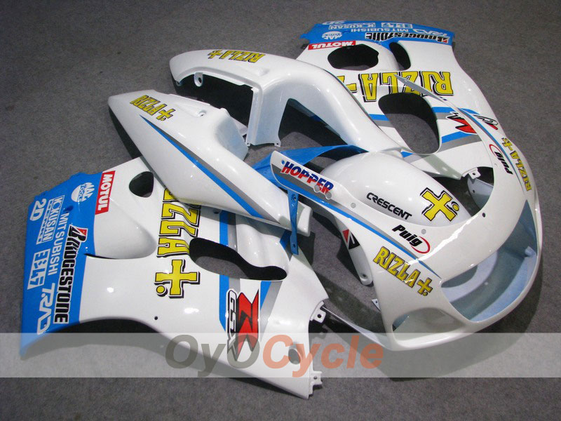 Fairing kit for 96-99 Suzuki GSXR750 - Blue, White - MOTUL, Rizla+ #OYO87903009 Main image