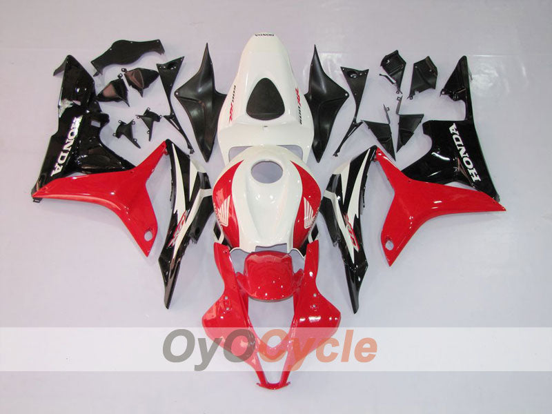 Injection Fairing kit for 07-08 CBR600RR - Red, Black - Factory Style #OYO87900384