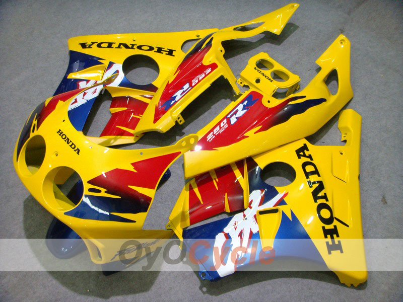 Injection Fairing kit for 90-94 CBR250RR - Red, Yellow - Fireblade #OYO87902929 Main image