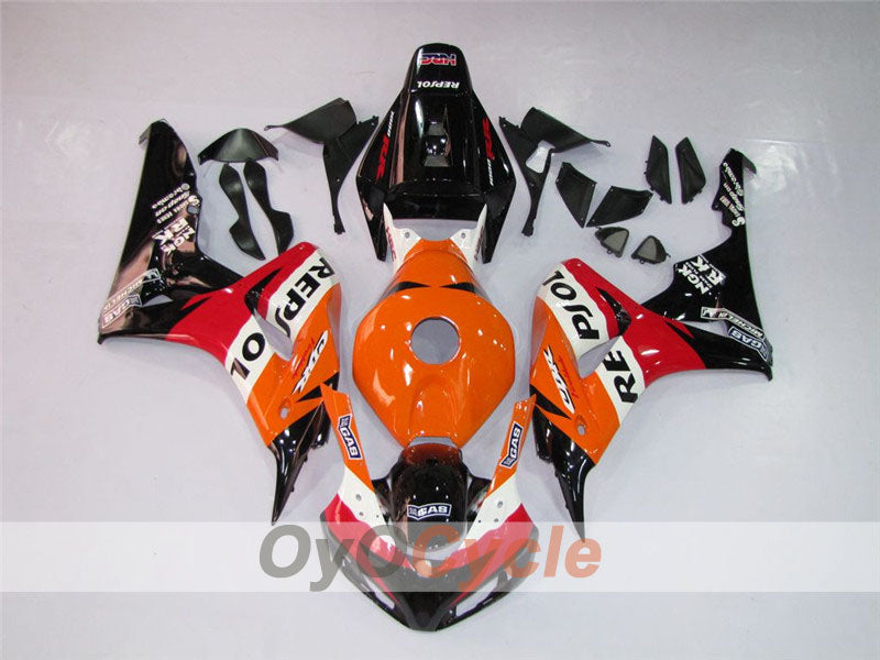 Injection Fairing kit for 06-07 CBR1000RR - Orange, Black - Repsol #OYO87900637 Main image