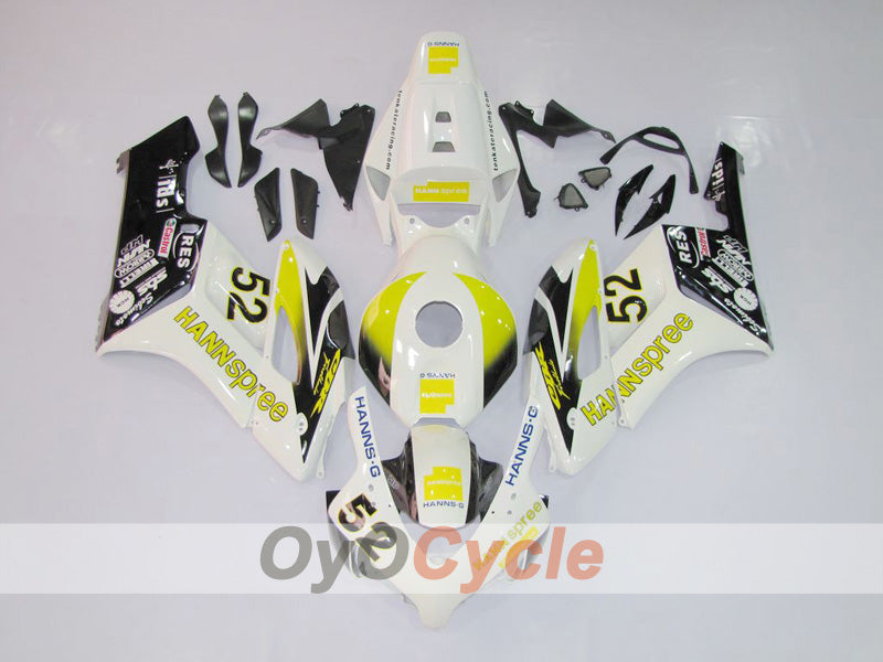 Injection Fairing kit for 04-05 CBR1000RR - Yellow, White - HANN Spree #OYO87902843