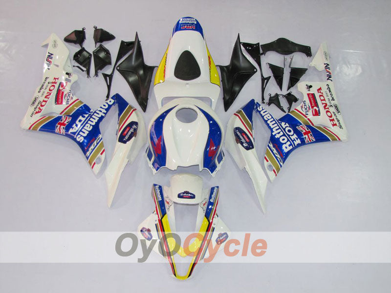 Injection Fairing kit for 07-08 CBR600RR - Blue, White - Rothmans #OYO87900422 Main image