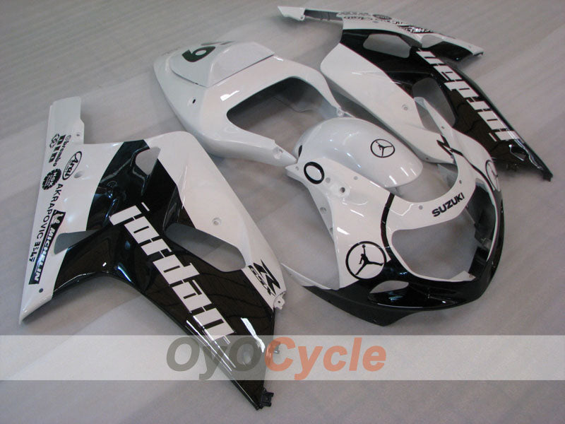 Injection Fairing kit for 01-03 GSX R600 - White, Black - MICHELIN #OYO87905100 Main image