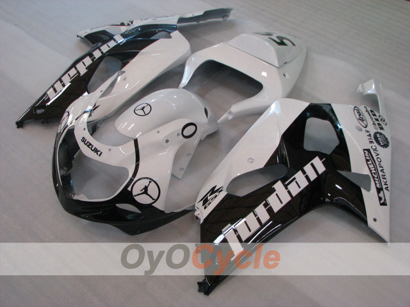 Injection Fairing kit for 00-03 GSX R750 - Blue, Black - Factory Style #OYO87905155 Main image