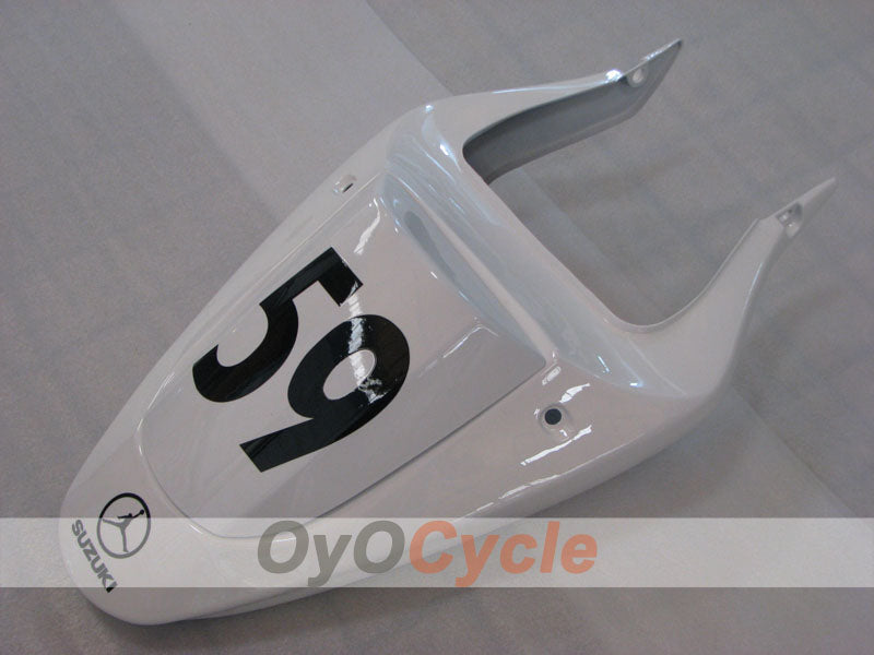 Injection Fairing kit for 00-02 GSX R1000 - White - MICHELIN #OYO87905201