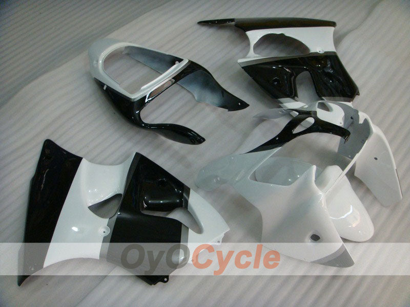 Injection Fairing kit for 00-02 NINJA ZX-6R - White, Black - Factory Style #OYO87901699 Main image