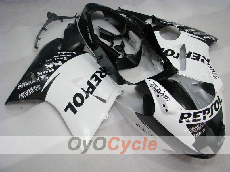 Injection Fairing kit for 96-07 CBR1100XX - White, Black - Repsol #OYO87902817 Main image