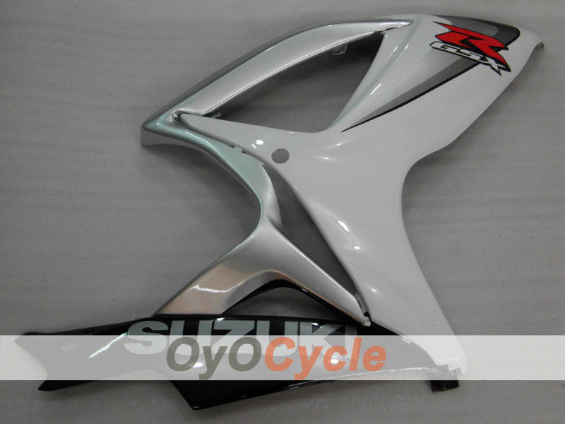 Injection Fairing kit for 06-07 GSX R600 - White, Silver - Factory Style #OYO87901523