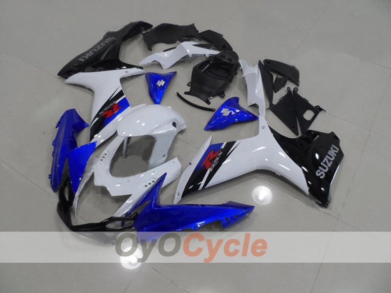 Injection Fairing kit for 11-26 GSX R750 - White, Black - Factory Style #OYO87903207 Main image