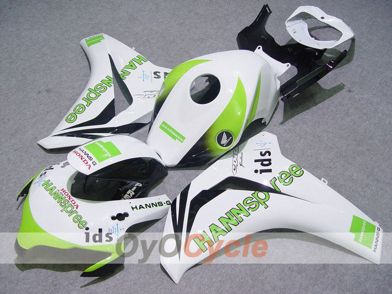 Injection Fairing kit for 08-11 CBR1000RR - White, Black - HANN Spree #OYO87900688 Main image