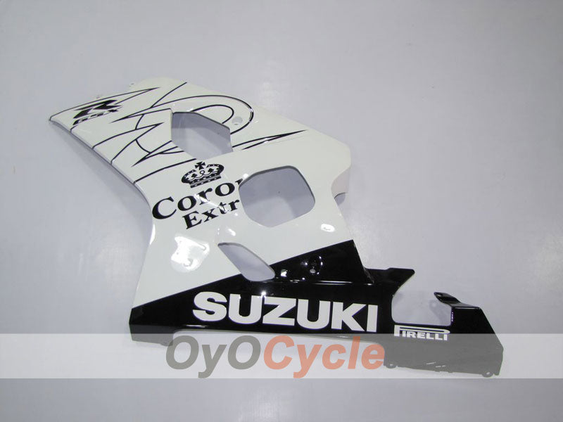 Injection Fairing kit for 04-05 GSXR600 - White, Black - Corona, MOTUL #OYO87901155 Secondary image