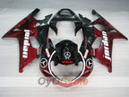 Injection Fairing kit for 00-03 GSX R750 - Red, Black - MOTUL #OYO87905160
