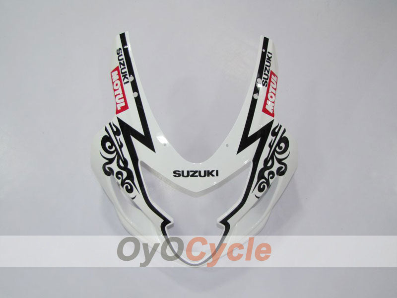 Injection Fairing kit for 04-05 GSX R750 - White, Black - Corona #OYO87901236