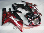 Injection Fairing kit for 01-03 GSX R600 - Red, Black - Jordan #OYO87905105