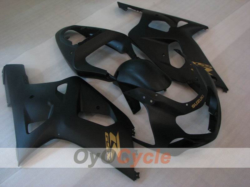 Injection Fairing kit for 01-03 GSX R600 - Black - Factory Style #OYO87905103 Main image
