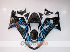 Injection Fairing kit for 01-03 GSX R600 - Blue, Black - Flame #OYO87901043